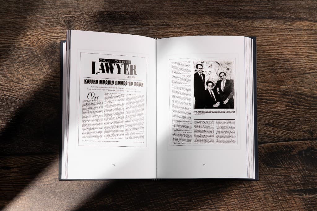 Magazine feature pages bound into a Biograph volume